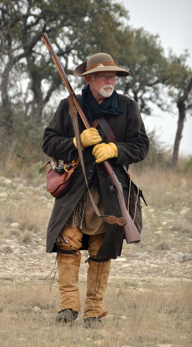 A cold day in Texas, turkey hunting.